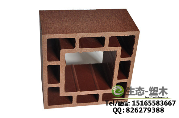 供應(yīng)塑木120*120立柱，塑木花架、廊架，木塑生產(chǎn)廠家