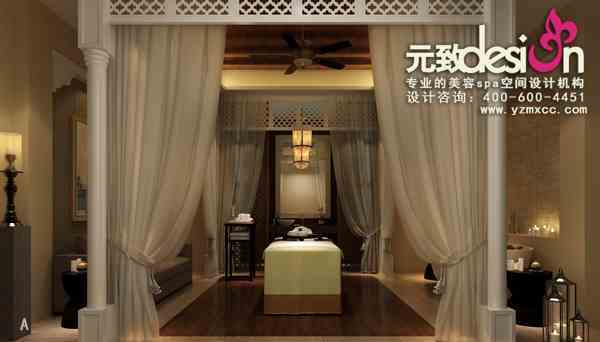 養生館裝修效果圖-美容SPA會所裝修設計
