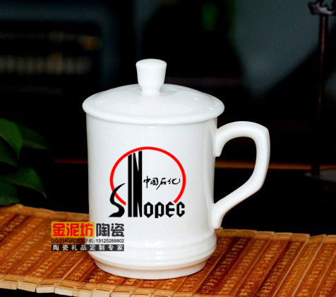 供應新品陶瓷杯 雙層男女茶杯 **定制印字logo 圖案廣告杯 禮品杯子