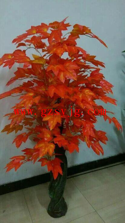 供應仿真紅楓樹綠楓樹樹各種楓樹 仿真室內景觀樹裝飾仿真楓樹