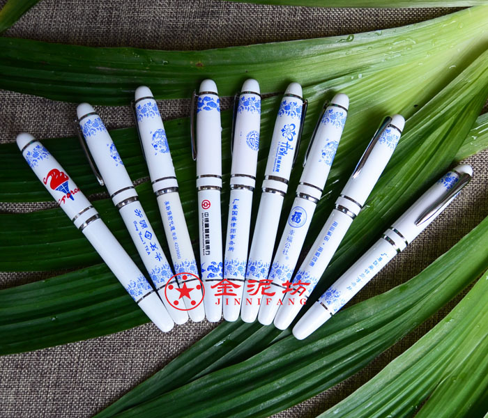 供應(yīng)創(chuàng)意青花瓷陶瓷筆 鋼筆 簽字筆 真瓷圓珠筆