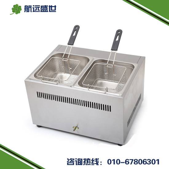 炸薯條機器|炸雞排炸爐|炸雞翅機器|雙鍋電炸爐