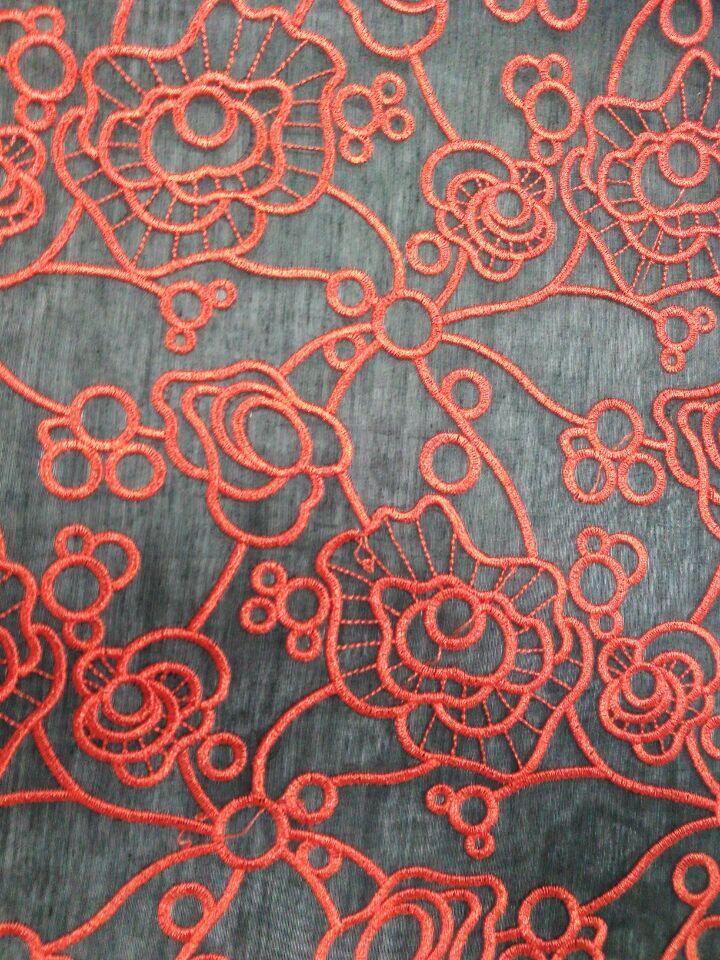 供應棉布刺繡面料 廣州刺繡加工