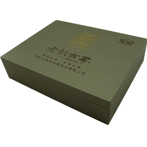 供應生產老根古茶系列包裝柏富森禮盒
