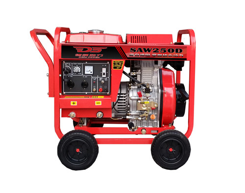 供應戶外不接電源發電電焊機SAW250D