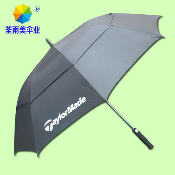 供應TaylorMade廣告傘 雙層高爾夫傘 雨傘廠家 訂做傘