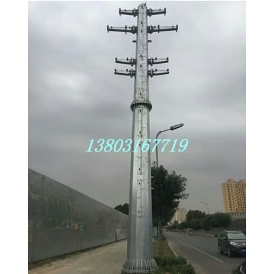 輸電鋼桿生產廠家 電力線路架線鍍鋅鋼管桿 轉角桿 終端電力桿