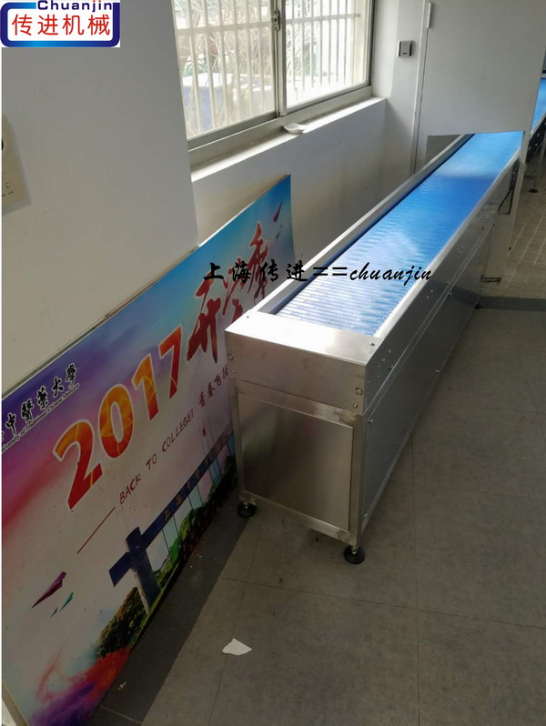 供應**長平面皮帶輸送機，60米送餐輸送機