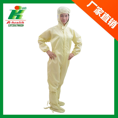 防靜電連帽連體服，防靜電工作服裝，無塵衣服