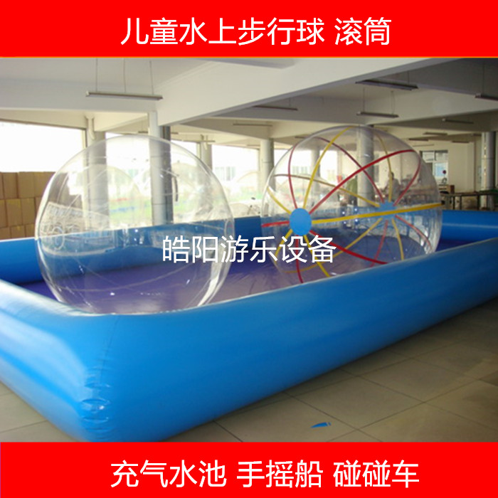 戶外充氣水池 兒童充氣游泳池 室外充氣滑梯組合 廠家定做
