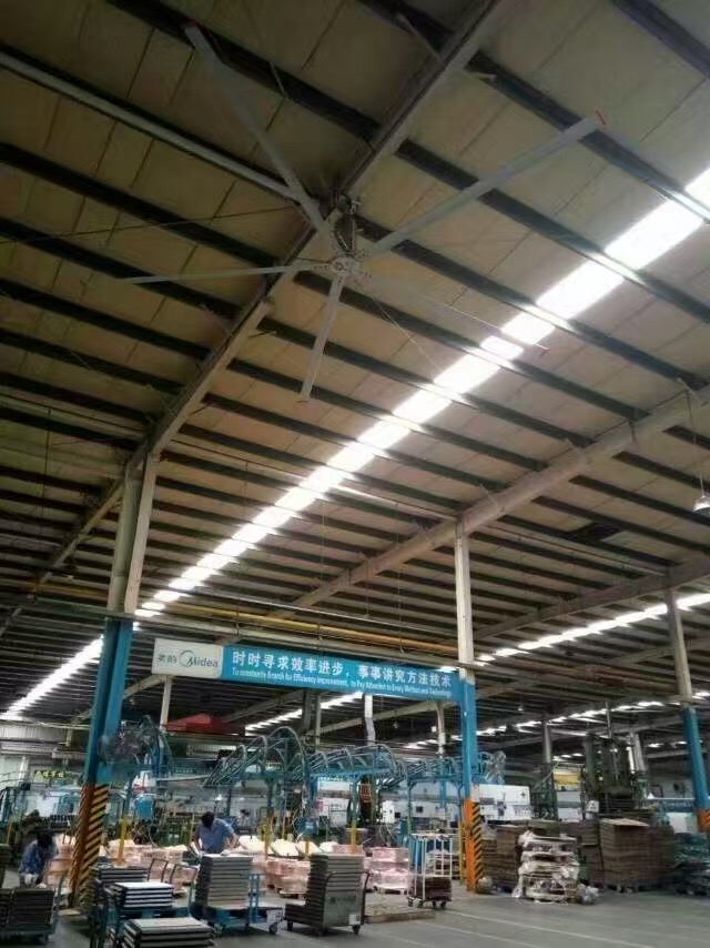 高風(fēng)量低轉(zhuǎn)速大型工業(yè)吊扇
