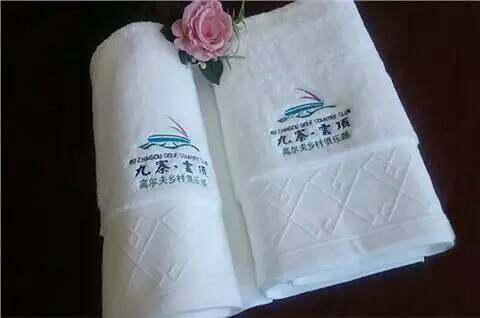 三好段邊繡花**酒店賓館會所純棉吸水毛巾廠家**
