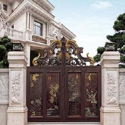 電動別墅門承建_鋅鋼欄桿工程_中山市鴻鷲機電設備工程有限公司