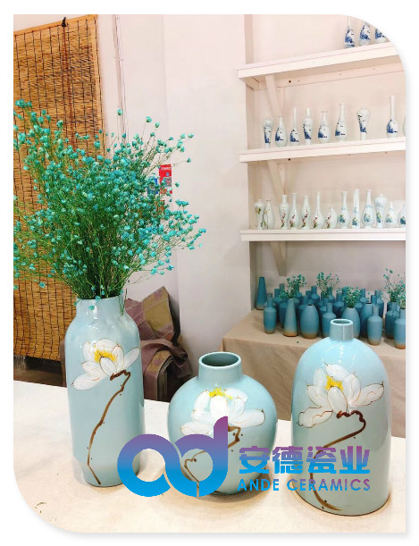 景德鎮(zhèn)陶瓷插花瓶