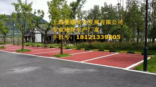 承德市露骨料透水混凝土----彩色透水混凝土鋪裝