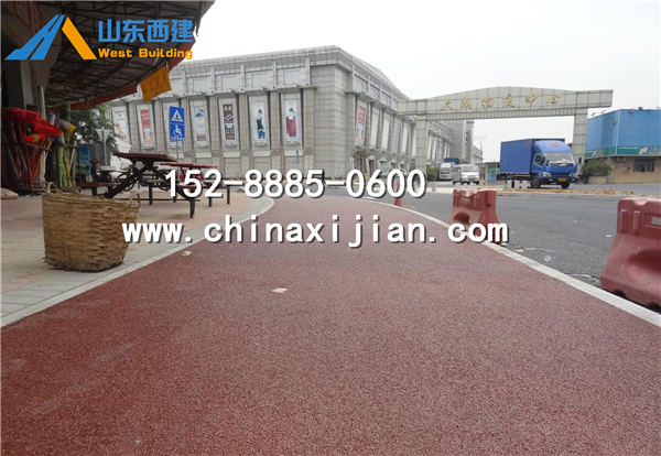 衡水透水混凝土 骨料透水地坪-景縣小區透水地坪
