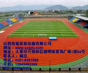山西塑膠跑道,太原學校塑膠操場鋪設,山西奇駿體育設施