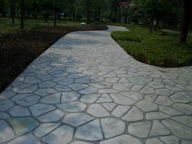 上海城市道路較新彩色透水地坪的價格