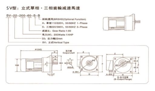 SEIMEC齒輪減速機SH/SV 準減速電機進口SEIMEC