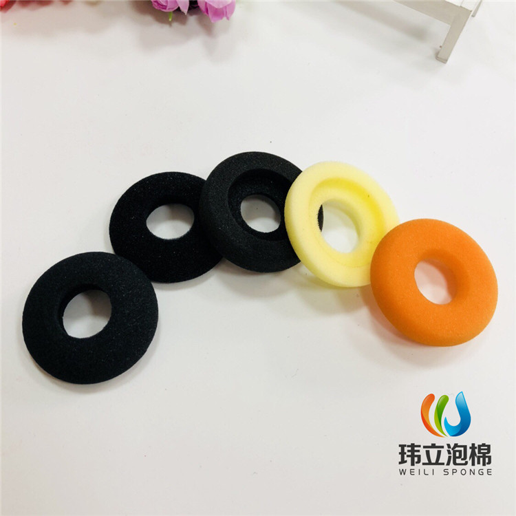 挖孔耳機海綿套 出口耳機海綿套 小咪棉