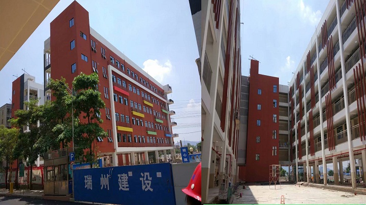 學校外墻翻新  涂飾家**學校外墻翻新