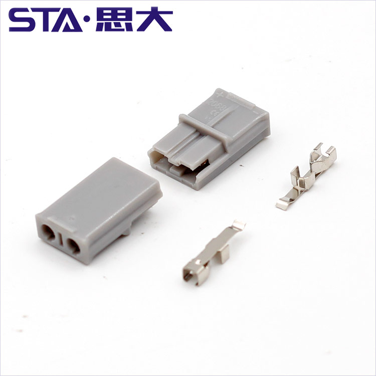 PC502 金筆公母對插端子2P
