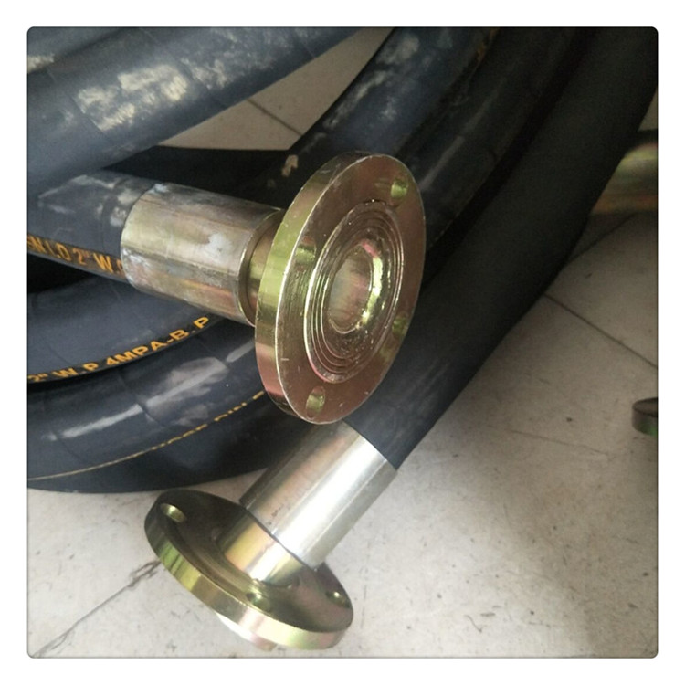 高壓膠管挖掘機煤礦電廠輸油鋼絲橡膠注漿管 纏繞高壓膠管**然橡塑