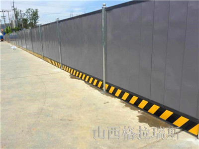 山西大同城市建設圍擋款式瓦灰色施工圍擋工程圍擋灰色臨時圍擋