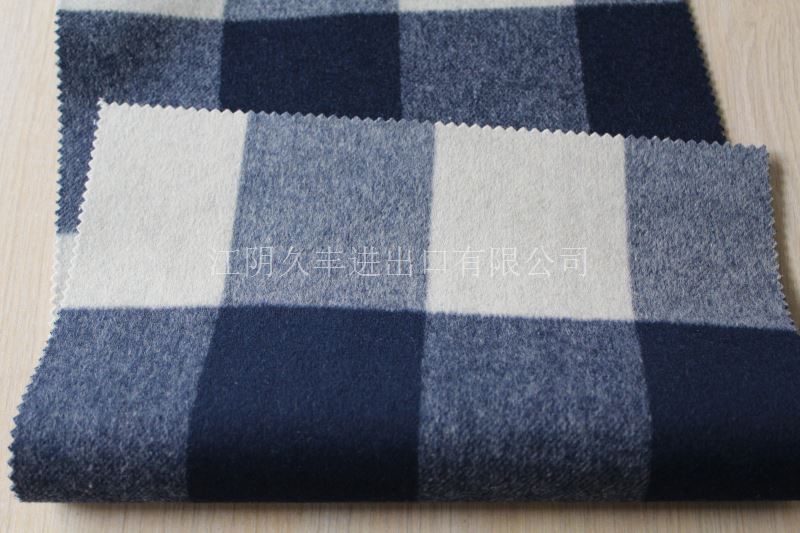 大格子雙面呢，大格子雙面呢面料生產(chǎn)廠家，大格子雙面呢面料供應(yīng)商
