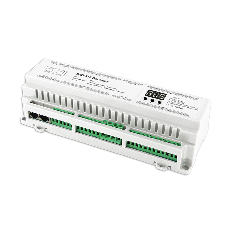 恒壓大功率40路DMX512驅(qū)動器 導(dǎo)軌式