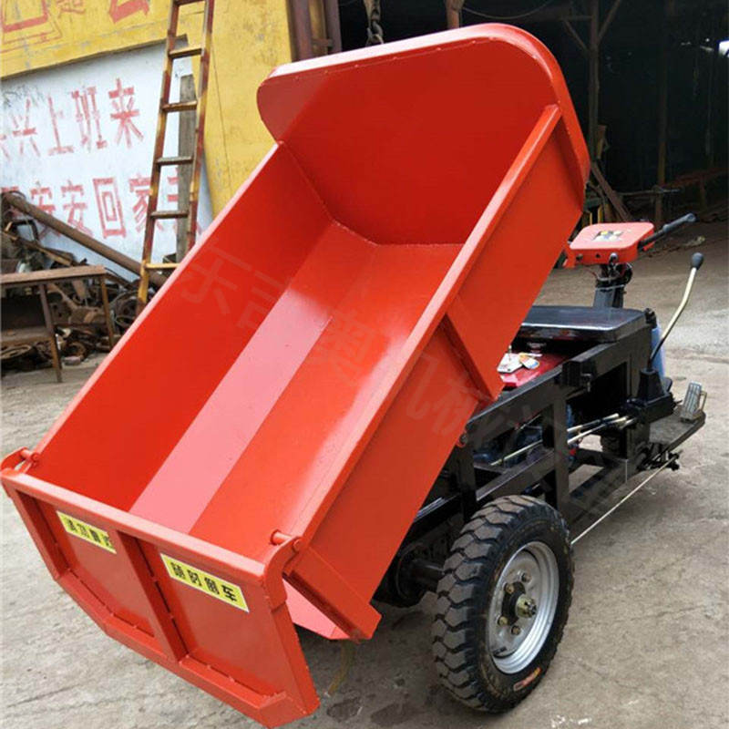 工程多功能自卸柴油翻斗三輪車 拉貨多還賊有勁的三輪車