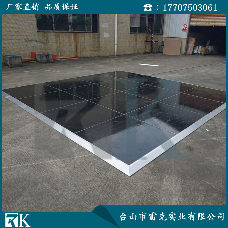 亮黑色跳舞板廣場舞舞臺廠家**