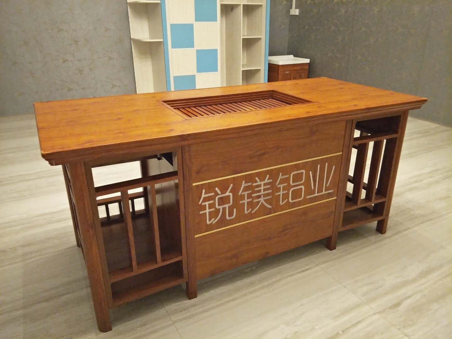 鋁合金茶幾價格全鋁茶幾家居型材批發