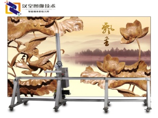 深圳漢皇智能墻體打印機   墻體彩繪機批發