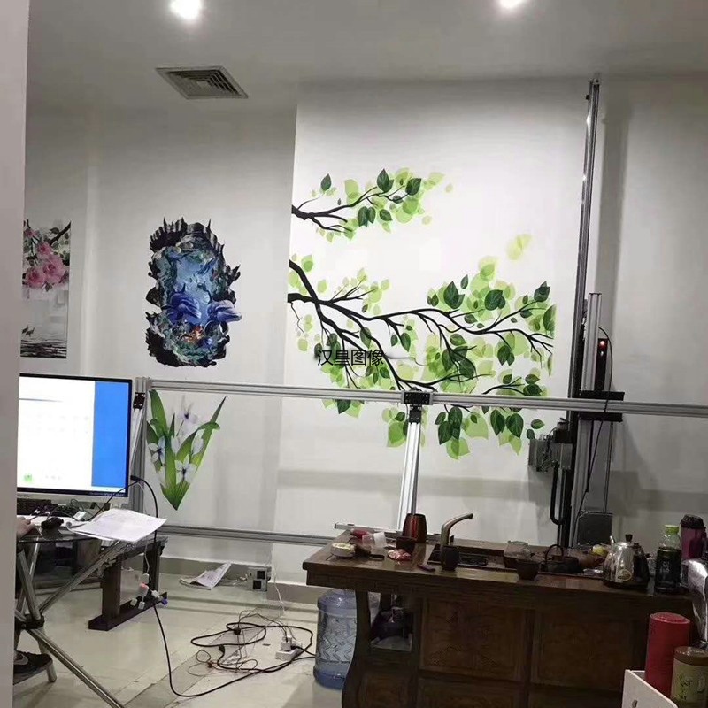 安徽街頭墻體彩繪   立體3D墻體噴繪機