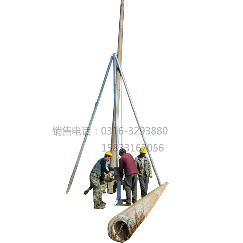 8米線桿立桿機(jī) 水泥桿起桿器 三角架立桿機(jī)廠家