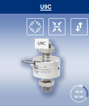 HBM U9C/10KN力傳感器