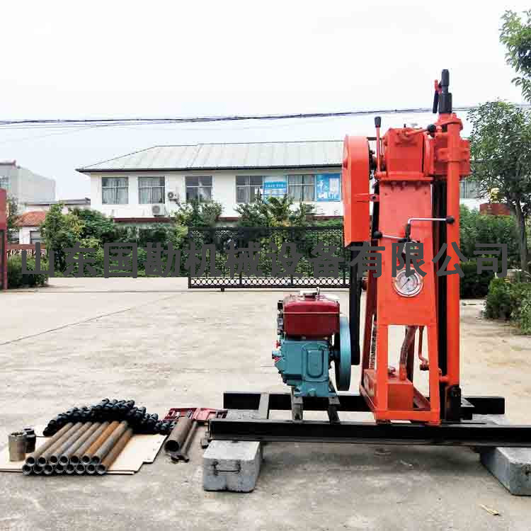 立式50型液壓勘探鉆機 小型巖心取樣水井鉆機