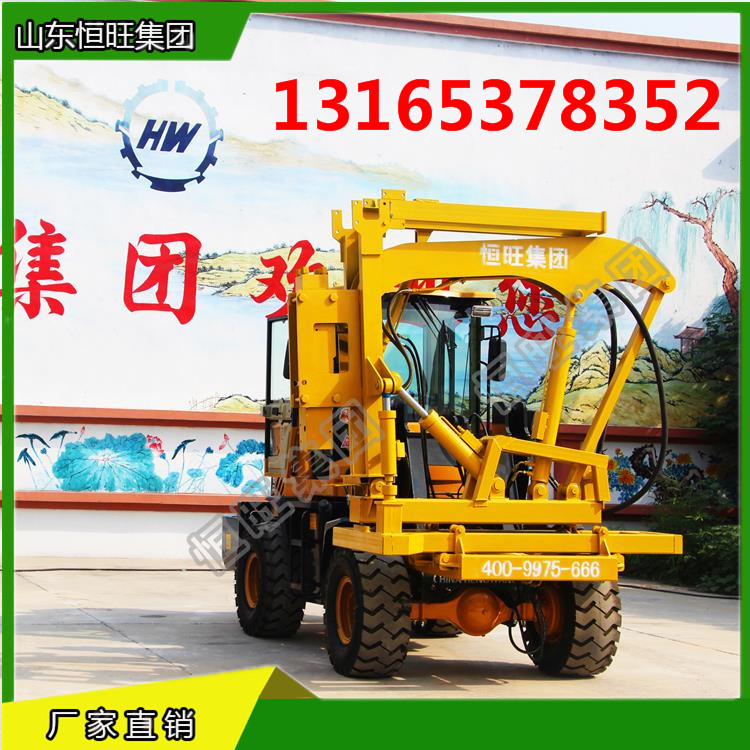 江蘇**供應裝載式護欄打樁機 公路護欄打樁機