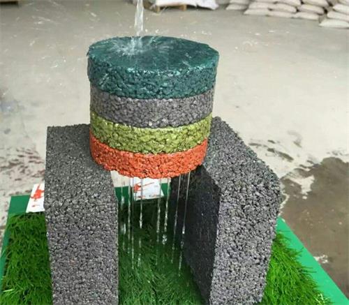 韶關彩色透水地坪 水泥透水混凝土路面施工方法