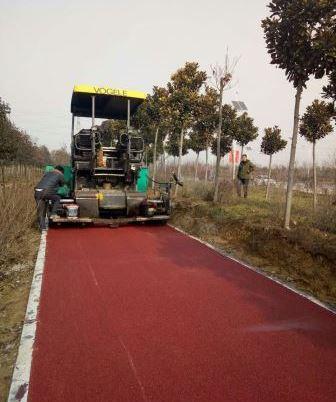 鄧州市彩色瀝青混凝土路面價格 zj