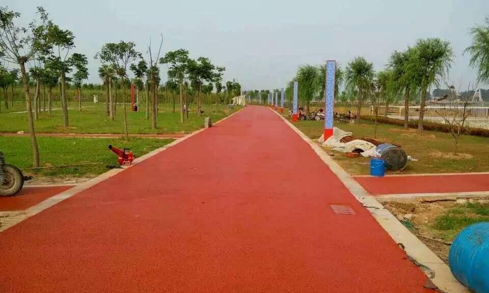 鞏義市彩色景觀瀝青道路哪家專業