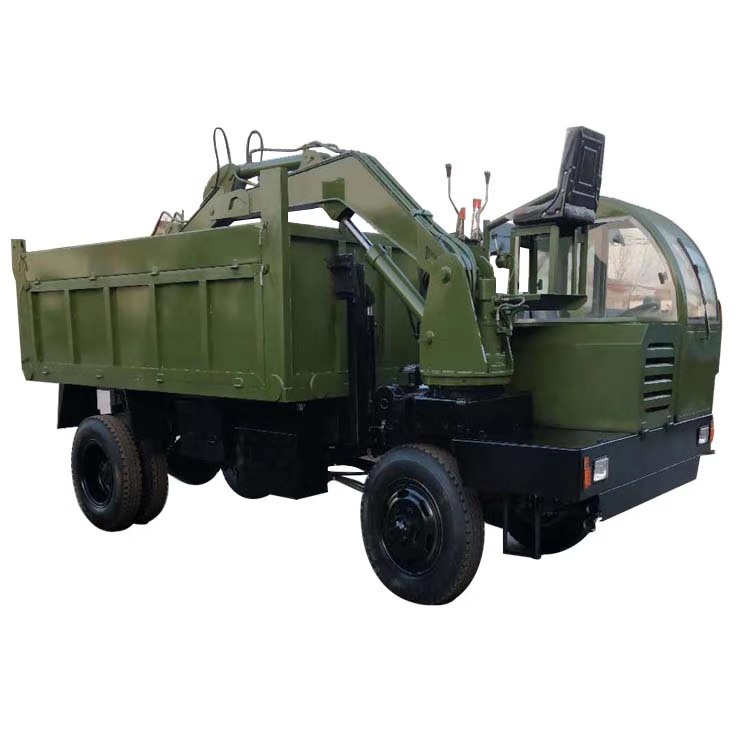 **生產農用隨車挖多功能四不像隨車挖自卸一體機農用車拉土機