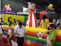 廠家**充氣城堡充氣大型滑梯定做中山充氣蹦蹦床
