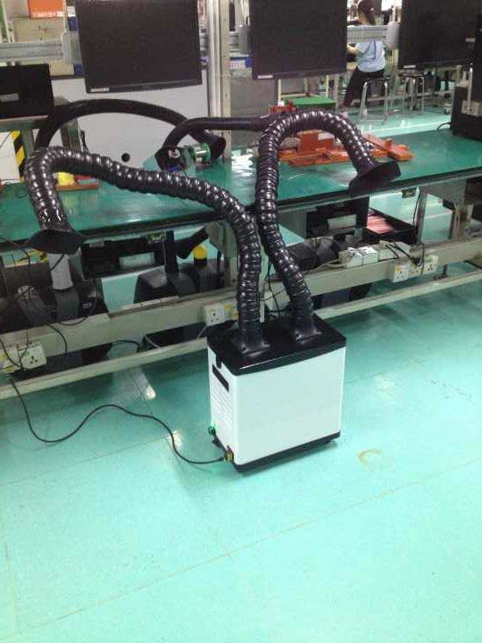 流水線電烙鐵抽煙凈化機  焊接車間排煙設備