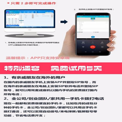 手機APP電話網絡包月電話