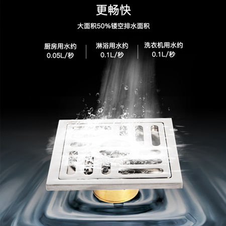 愛尚衛(wèi)浴廠家**衛(wèi)生間不銹鋼地漏