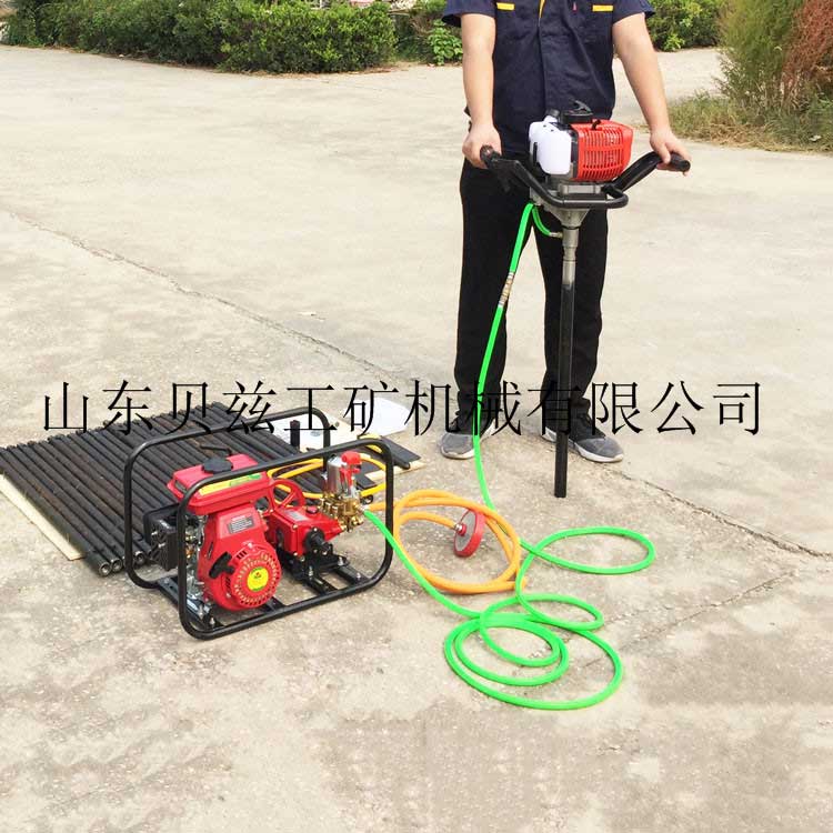 地質勘探取樣巖心鉆機 輕便小型取土鉆井機 便攜式土壤采集器**