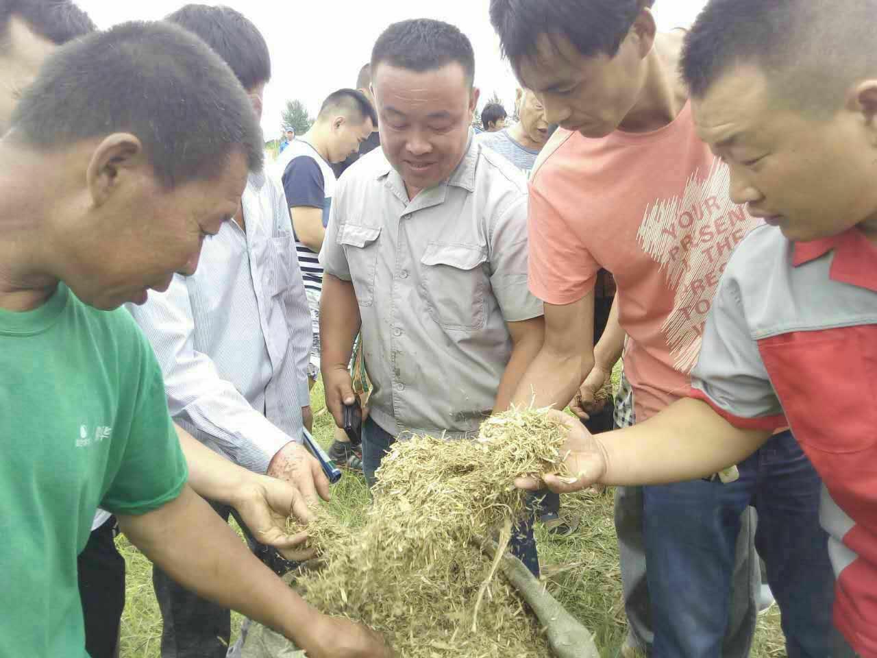 圆草捆秸秆粉碎揉丝机