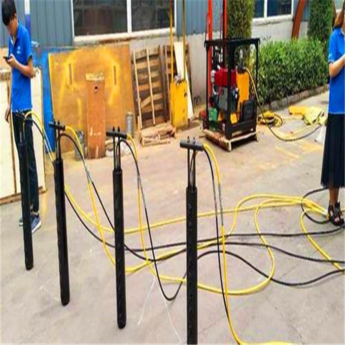 常德電動液壓頂石機廠 愚公斧劈裂機